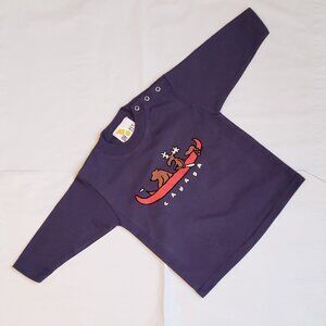 Toddler's Canada Cotton T-Shirt in Navy